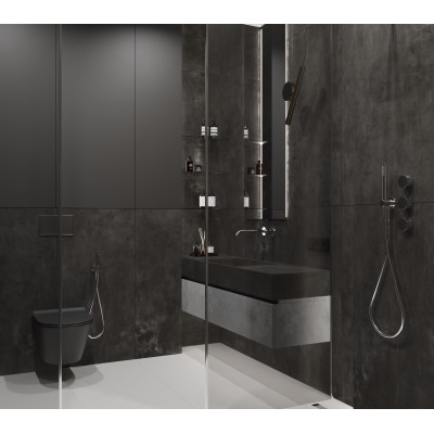 Керамогранит LP6012G0601R Festa Bianco белый глянцевые чернила 59,5х119,1