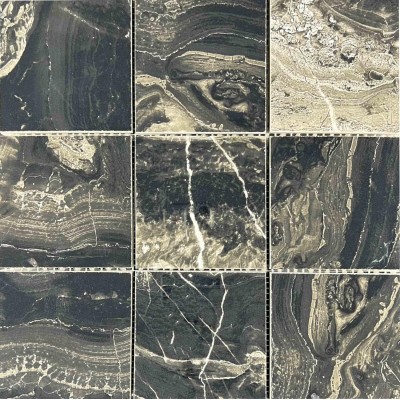 Мозаика Mosaic Detroit Black 9.5х9.5 300x300