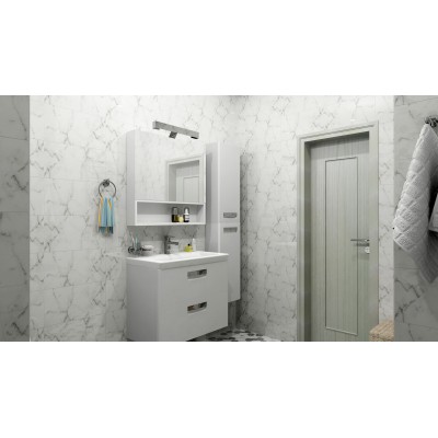 Плитка 1045-0115 Каррарский мрамор 25х45