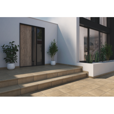 Клинкерная плитка 905655 Capri Rojo Esquina Redondeado 33х33