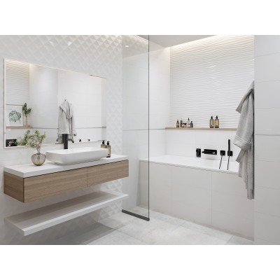 Плитка 10100001345 White Planet Белый 60*25