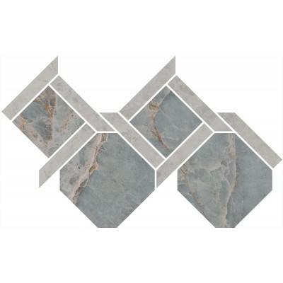 Керамогранит ID166 Декор Риальто 2 наборный лаппатированный 48x29,5x0,9