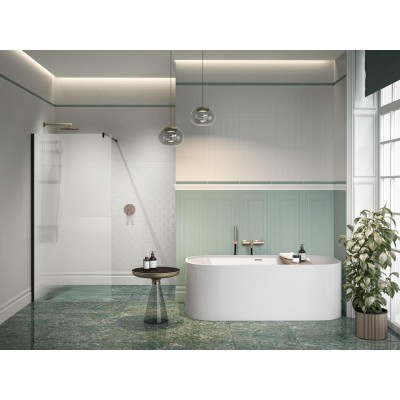 Плитка 48017R Беллони белый матовый структура обрезной 40x80x1