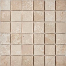 Мозаика PIX233 Cream marfil из мрамора полированная 48x48 305х305x6