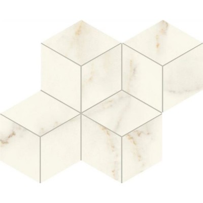 Мозаика AF8L Marvel Calacatta Apuano Mosaico Esagono Silk 30x35