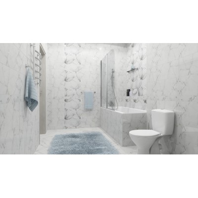 Плитка 1045-0115 Каррарский мрамор 25х45