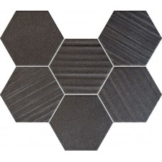 Мозаика Ms-Horizon hex black 28,9x22,1