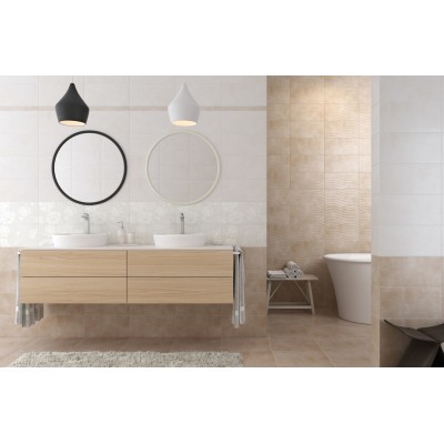 Плитка 1041-0257 Дюна темно-песочный геометрия 20х40