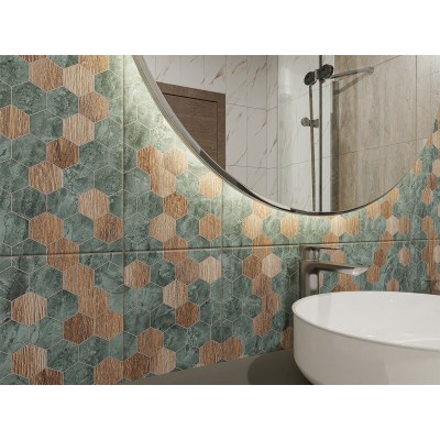 Плитка Панно Calacatta Ivori Strelitzia 50,5*40,2