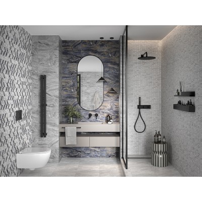 Плитка 010100001566 Стрим серый низ 03 25x40