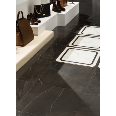 Керамогранит 610080000120 Шарм Крим Вставка Фрэйм Лаппатированная 60х60