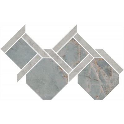 Керамогранит ID166 Декор Риальто 2 наборный лаппатированный 48x29,5x0,9