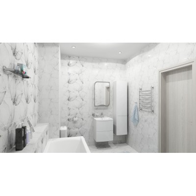 Плитка 1045-0115 Каррарский мрамор 25х45