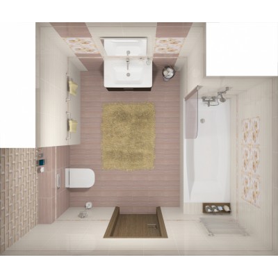 Плитка Бордюр рельефный Damasc br1020D294-2 20х10