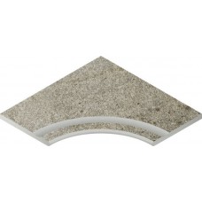 Керамогранит 620090001058 Silver Bordo Angolare Angolare Round 60x60