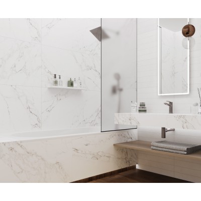 Керамогранит LP6012G0001R Kelvin Bianco белый матовый 59,5х119,1