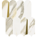 Мозаика 620110000230 Stellaris Calacatta Gold Mosaico Elegant Lux 32.5x36.1