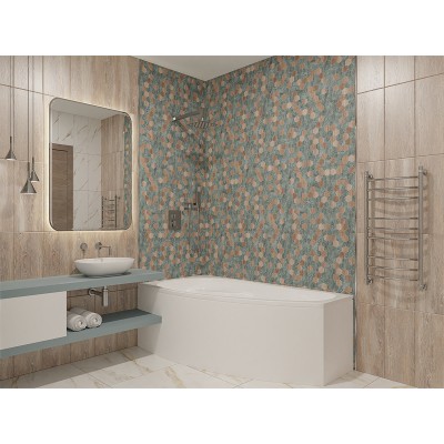 Плитка Панно Calacatta Ivori Strelitzia 50,5*40,2