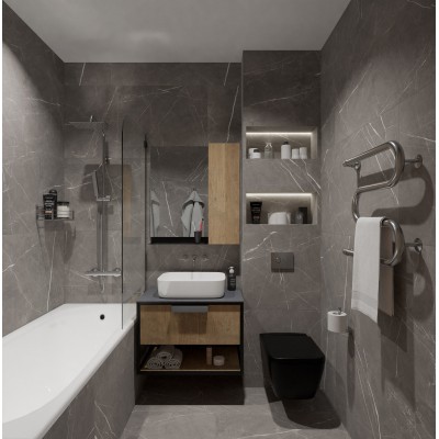 Керамогранит GT120603001MCR Encanto Серый карвинг 60x120