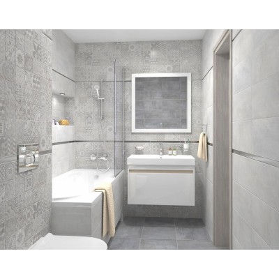 Плитка Bastion мозаика серый 08-03-06-453 20х40