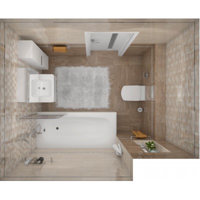 Плитка Platan бежевый 46-03-11-429 4,7х40