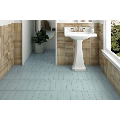 Керамогранит 25893 Stromboli Glassy Blue 9.2x36.8