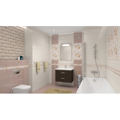 Плитка Бордюр рельефный Damasc br1020D294-2 20х10