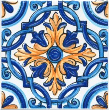 Плитка STG/A490/1146H Вставка Капри майолика 9,8х9,8