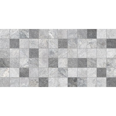 Плитка 1039-8219 Balance Темно-серый мозаика 40*20