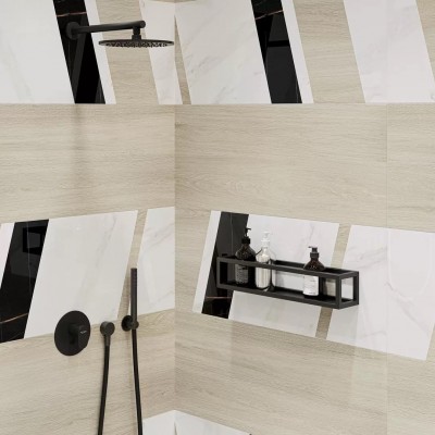 Плитка ID129 Декор Бертран 1 микс 40x120