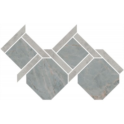 Керамогранит ID166 Декор Риальто 2 наборный лаппатированный 48x29,5x0,9