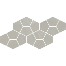 Мозаика 620110000183 Continuum Silver Mosaico Prism 41.3x20.5