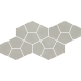 Мозаика 620110000183 Continuum Silver Mosaico Prism 41.3x20.5
