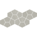 Мозаика 620110000183 Continuum Silver Mosaico Prism 41.3x20.5