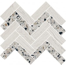 Мозаика T042/SG5268 Монтиони мозаичный белый 34x35,5