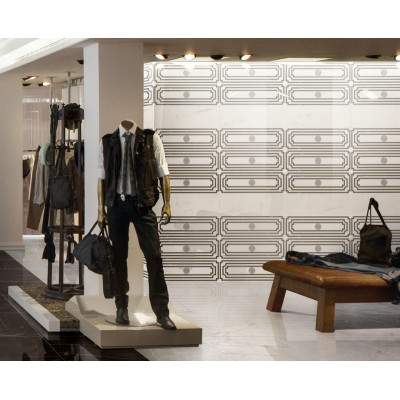 Керамогранит 610080000120 Шарм Крим Вставка Фрэйм Лаппатированная 60х60