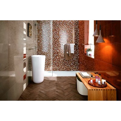 Мозаика 9DLT Dwell Turquoise Mosaico L 30,5X26