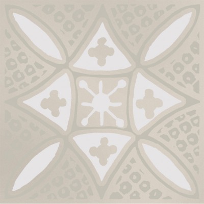 Плитка KMD3STA018GN Декор Бахия 2 серый светлый глянцевый 9,8x9,8x0,7