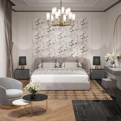 Мозаика T042/SG5268 Монтиони мозаичный белый 34x35,5