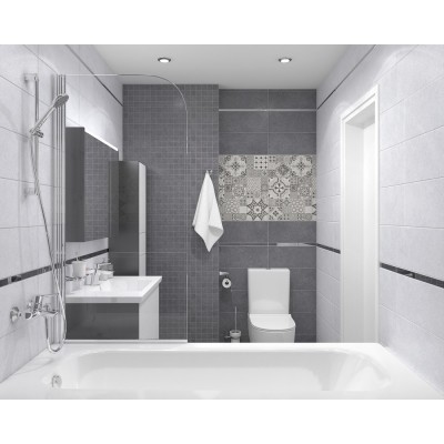 Плитка 60108 Mason серый 20х60