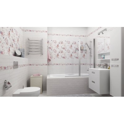 Плитка 1064-0098 Шебби Шик декор серый 20х60