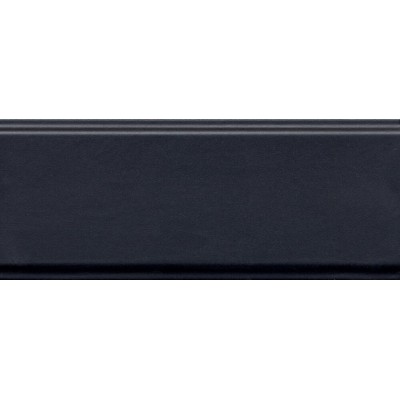 Плитка BDA013R Бордюр Тропикаль чёрный обрезной 30х12