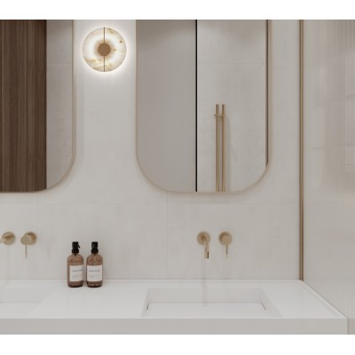 Керамогранит LP6012G0601R Festa Bianco белый глянцевые чернила 59,5х119,1