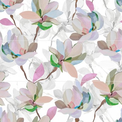 Плитка OS/A414/3x/13155R Metropol bianco Панно глянцевый обрезной 90х90