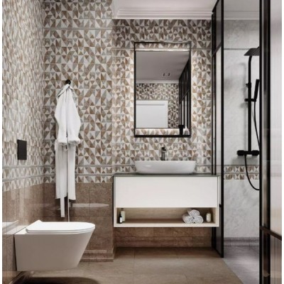 Плитка PFE041 Каприччо серый глянцевый 20x2