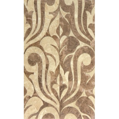 Плитка Saloni brown decor 01 30*50