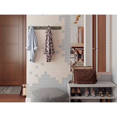 Плитка 21032 Тампль серый мозаичная 30.1*30.1