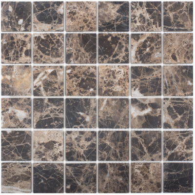 Мозаика PIX303 Dark Emperador матовая 48x48 305х305x6