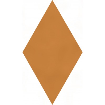 Плитка KMD2SRB006BN Декор Риад оранжевый глянцевый 13,5x7,8x0,9