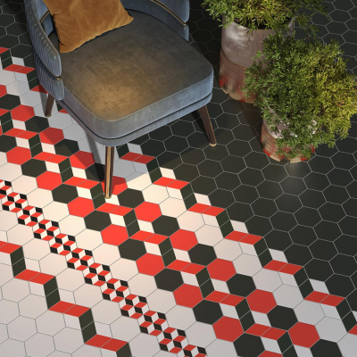 Керамогранит VT/A283/SG1010 Декор Кальсада 1 10,4х12